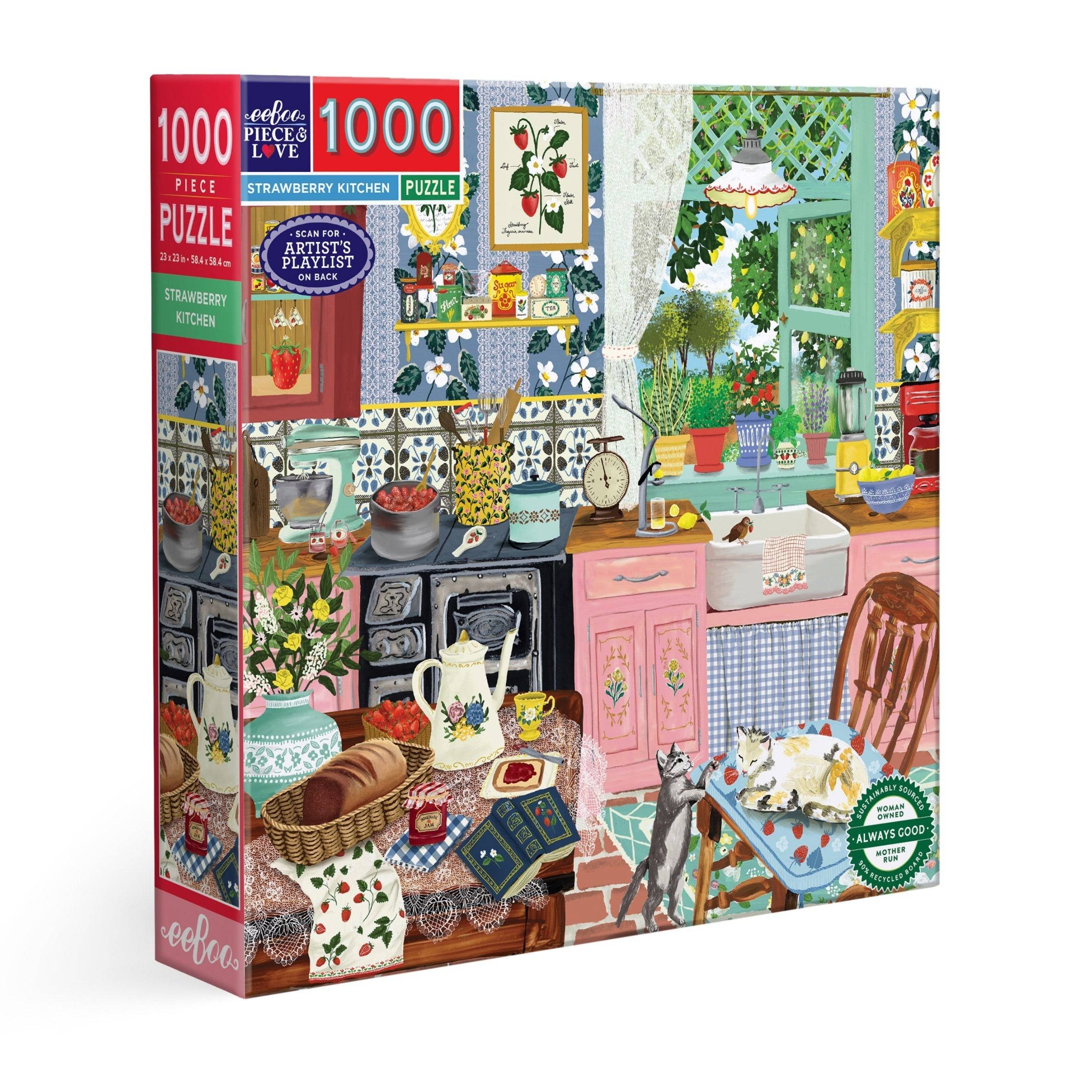 Strawberry Kitchen, 1000 brikker (eeBoo)