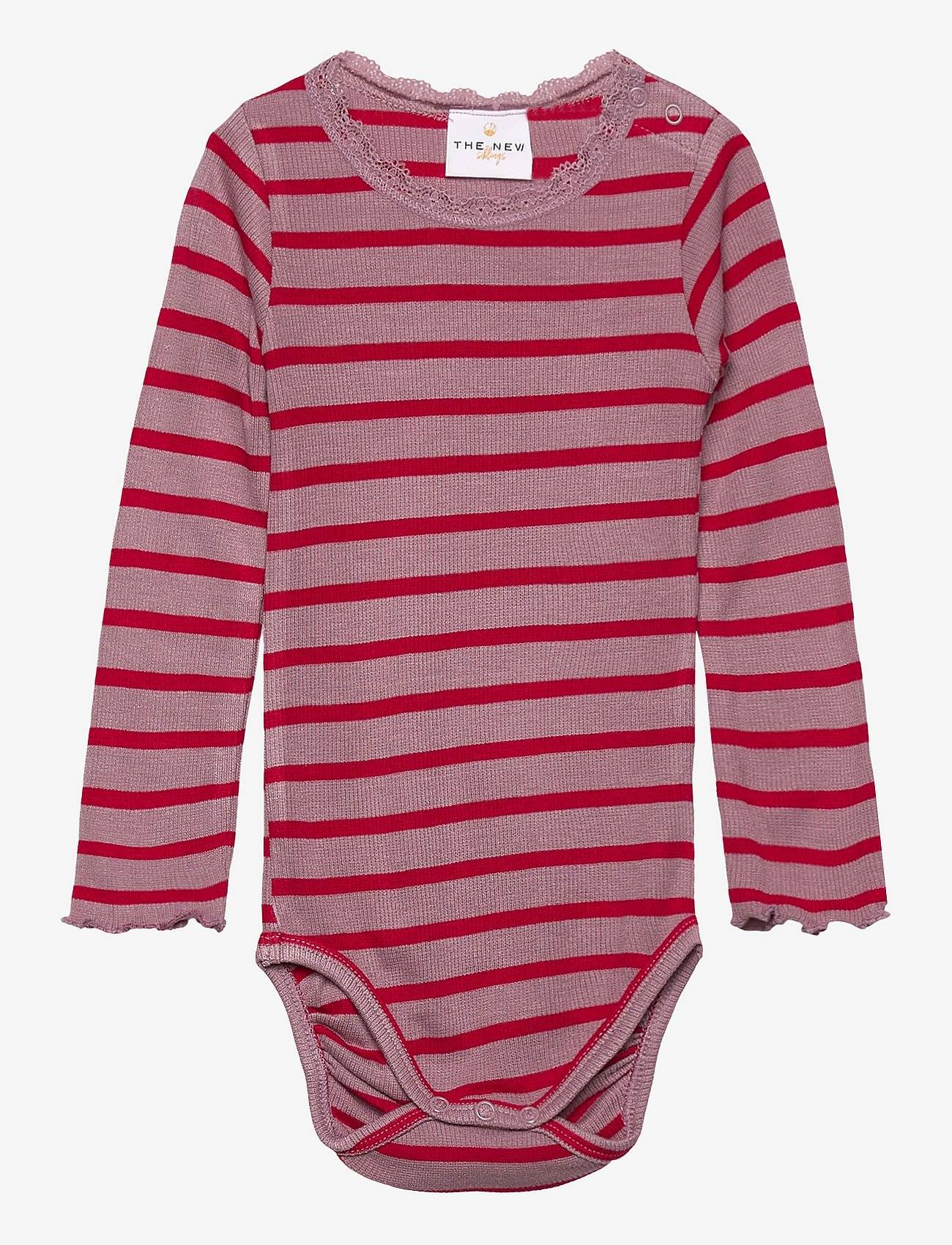 THE NEW SIBLINGS Tnsbrie L_S Rib Body - Pink - 74