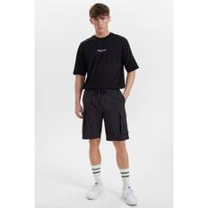 Rester�ds "Lightweight" Cargo shorts i sort til herre