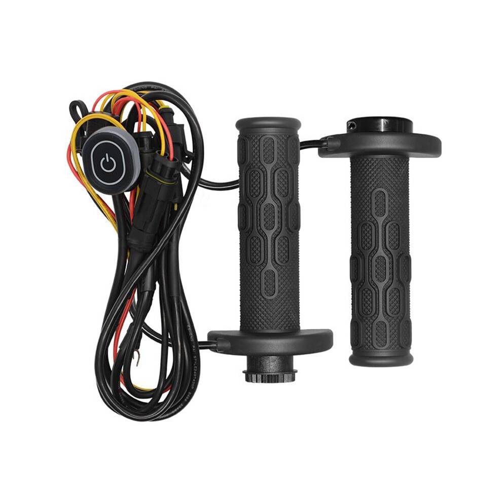 Universal 12V Motorcykel 22mm Handuppvärmda Handtag Gjutna Handtag ATV-Värmare 5-Växlar Justera Temperatur  Temperatur