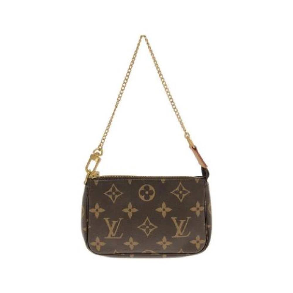 Louis Vuitton Vintage Pre-owned Pochette Pouch - Vintage - Dame - Brun - ONE SIZE - Uld