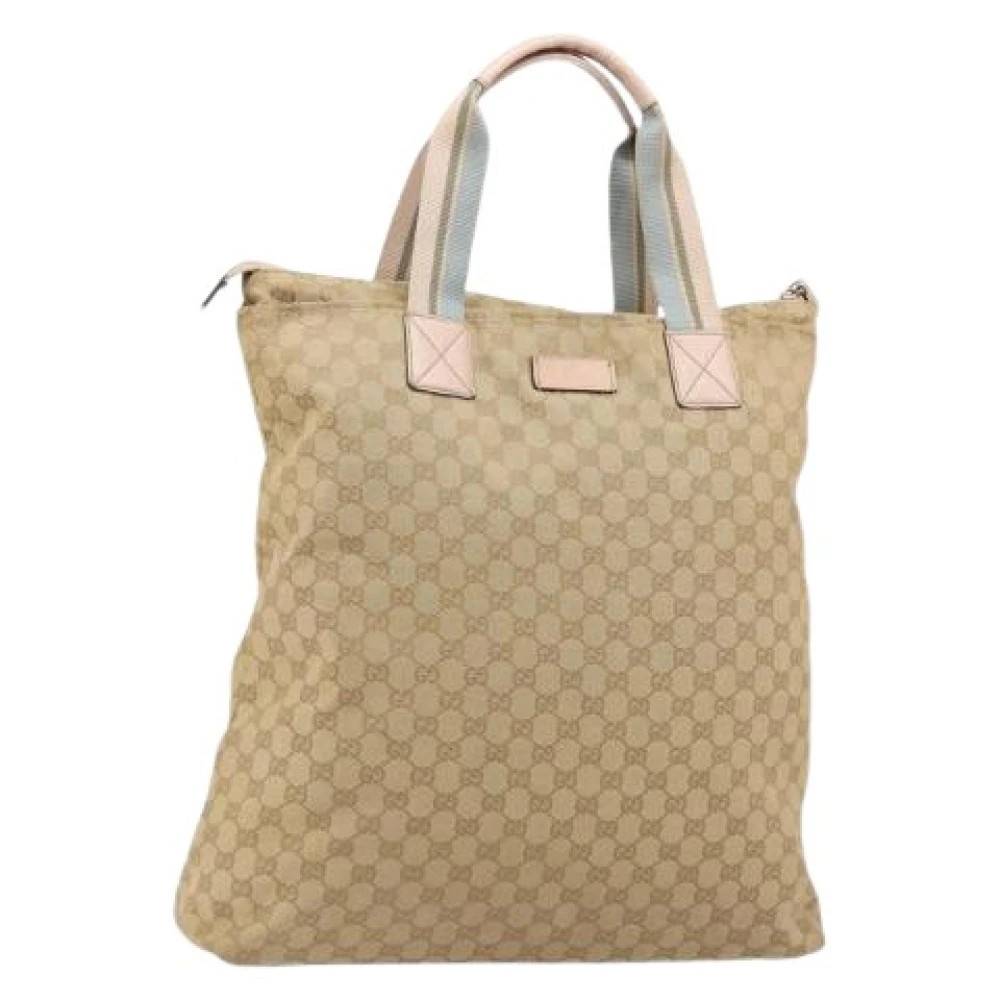 Gucci Vintage Pre-owned GG Canvas Tote Bag - Vintage - unisex - Beige - ONE SIZE - Uld