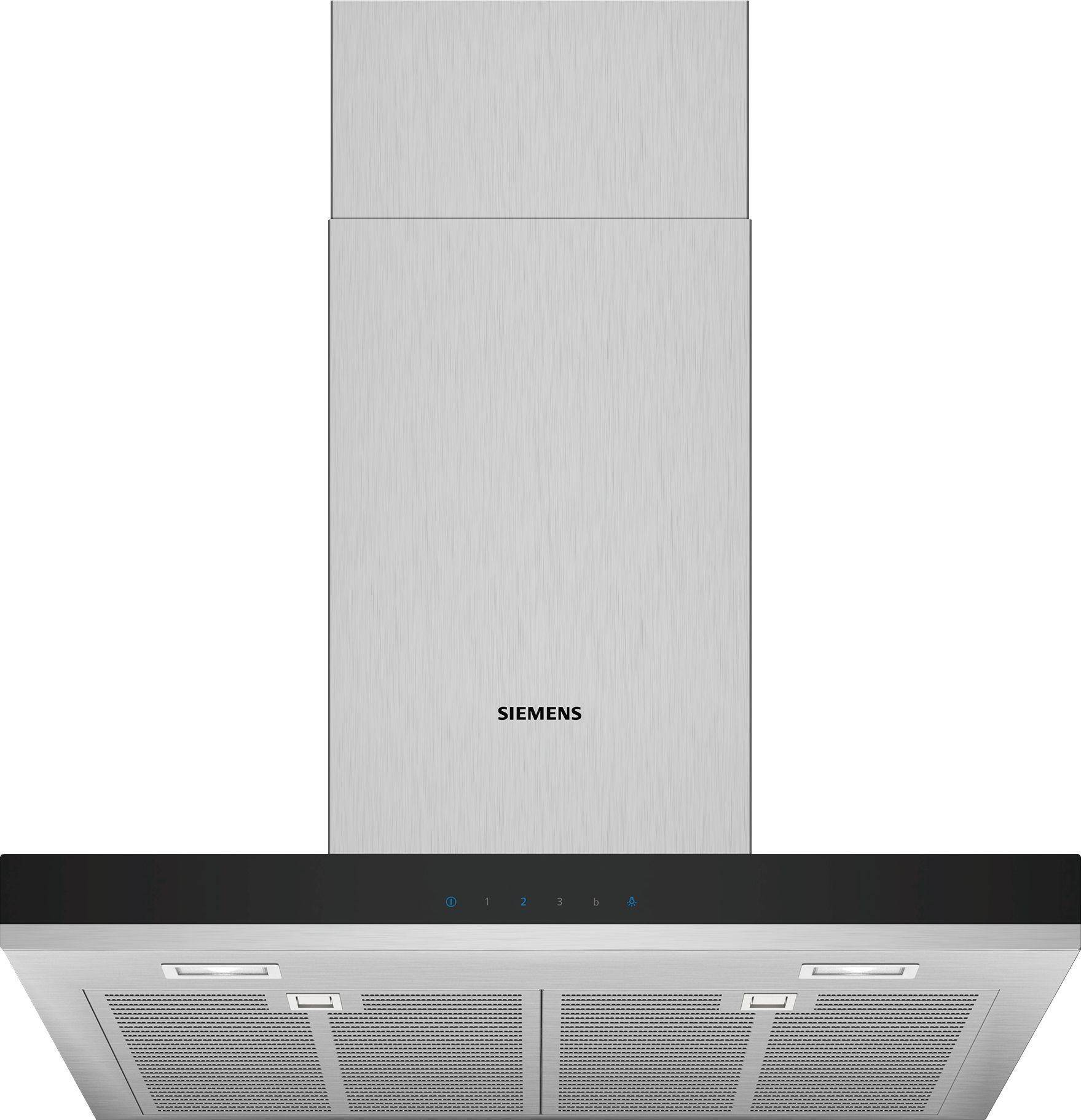 Siemens - LC67BHM50 - iQ300, Vägghängd köksfläkt, 60 cm, Rostfritt stål