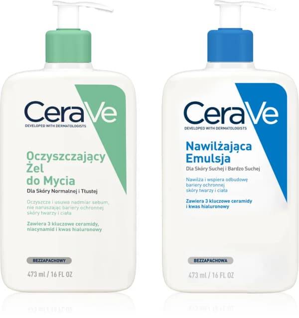 CeraVe Hudplejerutine til ansigt og krop – praktisk pakke