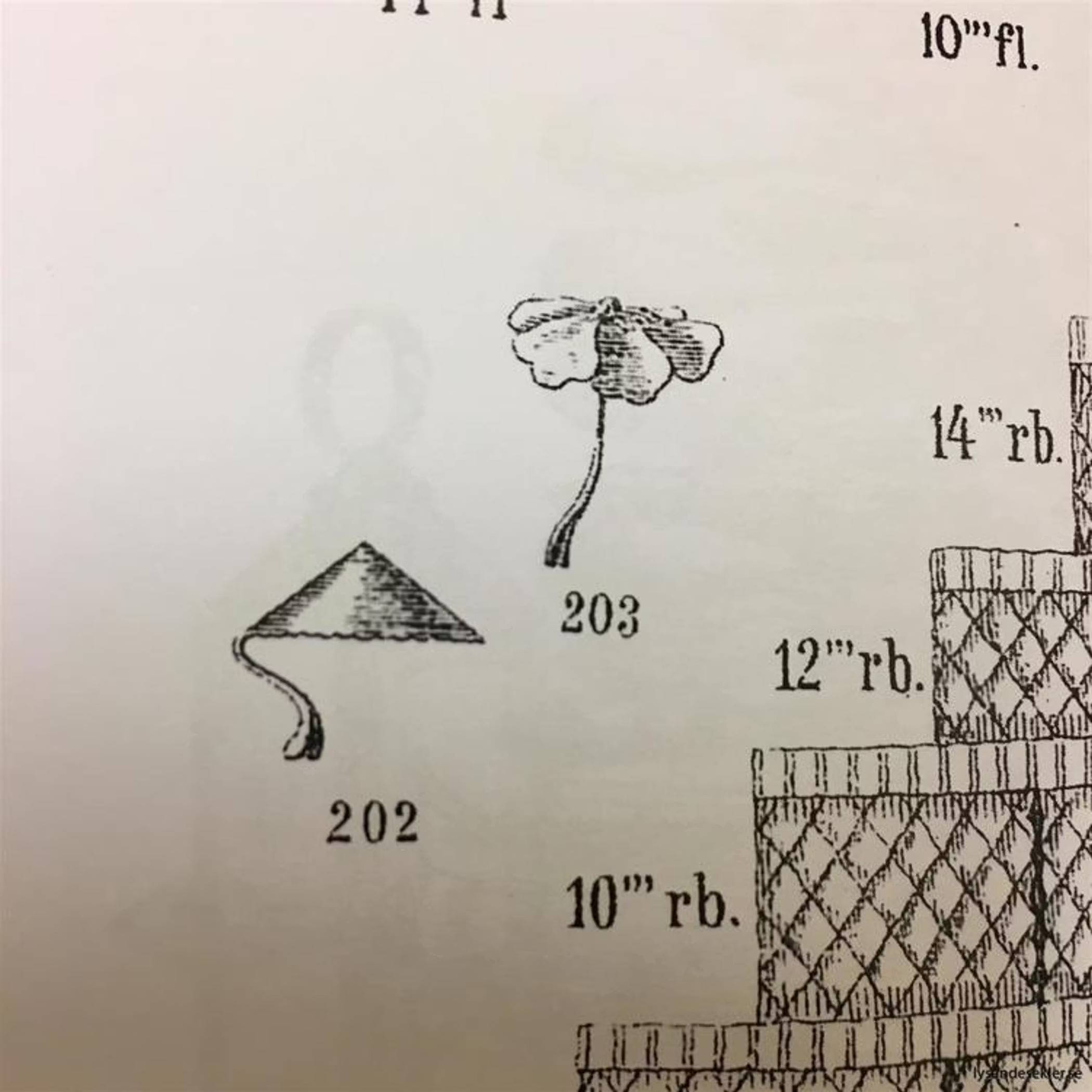 Sotskydd parasoll för fotogenlampa Ø 62 mm