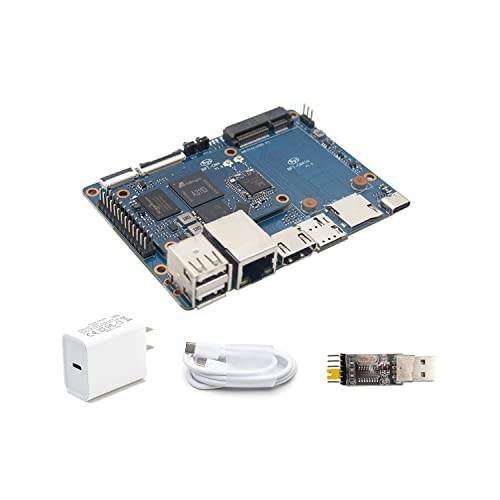 Banana Pi CM4 Single Board dator, med Amlogic A311D CPU 5TOPS NPU Mali-G52 GPU, LPDDR4 4 GB RAM 16G eMMC för AI Edge Computing, stöd för Android Linux, kompatibel med Raspberry Pi CM4