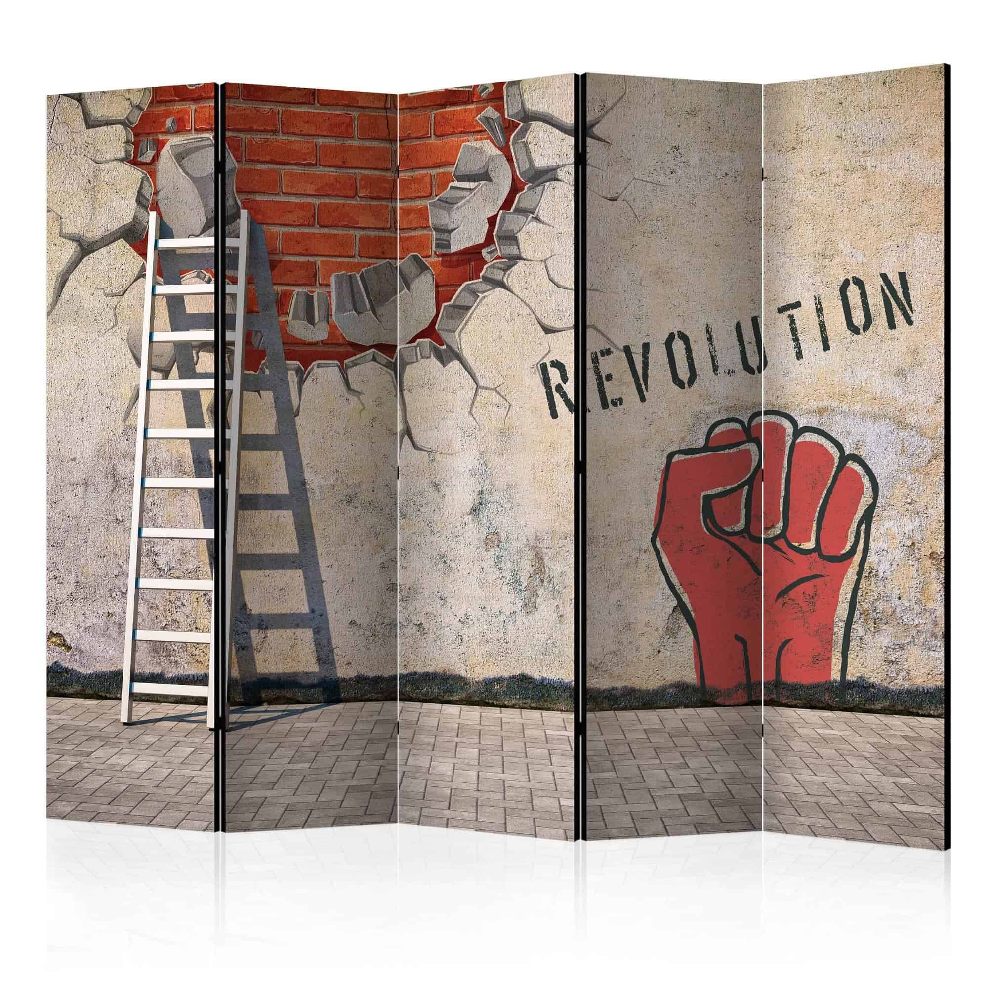 Skærmvæg The invisible hand of the revolution II