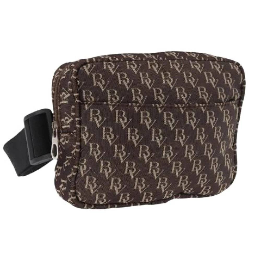 Bottega Veneta Vintage - Pre-owned Vintage Canvas Waist Bag Vintage - Dam - ONE Size -