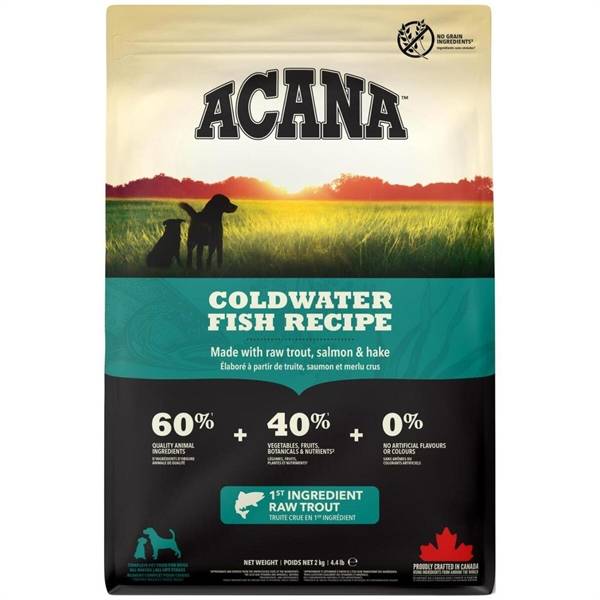 Acana Coldwater Fish Recipe, 2 kg (fås i 3 størrelser)