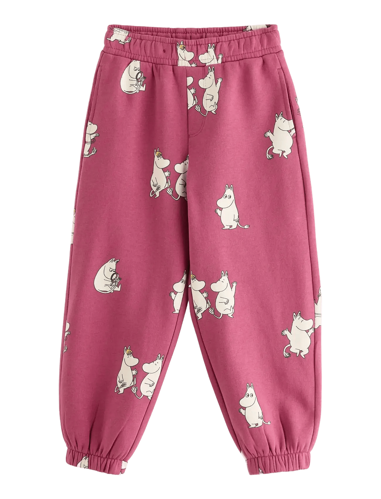 Lindex Moomin Joggers With Brushed Inside - Pink - 110