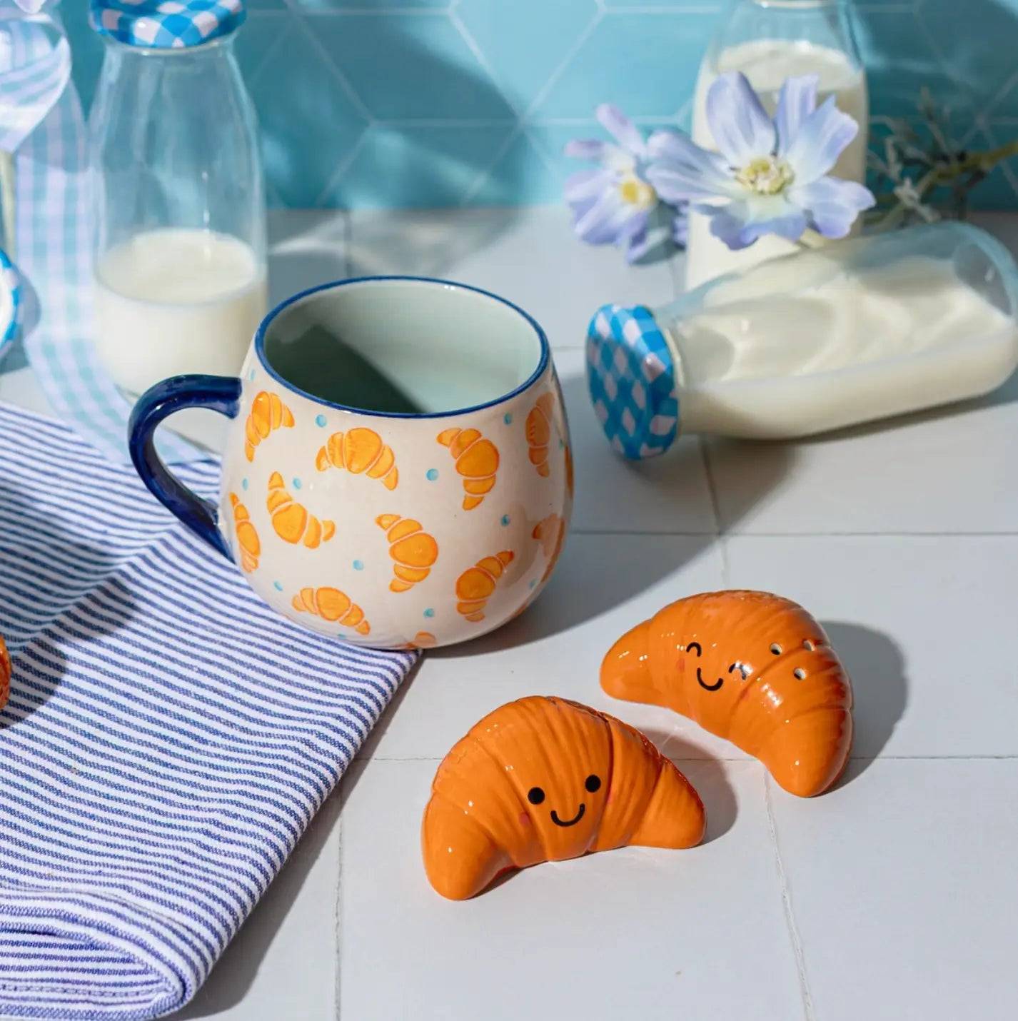 Croissant Salt and Pepper Shakers