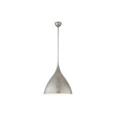 Agnes Medium Pendant Burnished Silver Leaf
