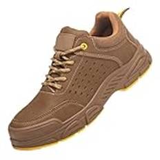 Safety Trainers Mens Steel Toe Cap Trainers Breathable Light Weight Safety Shoes Work Trainers Comfortable