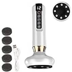 Cupping therapyy Device, Smart Cupping therapyy Set - Cellulitmassager Med 12 Temperaturnivåer, Elektriskt Vakuum GuaSha-verktyg | Massageapparat För Celluliter