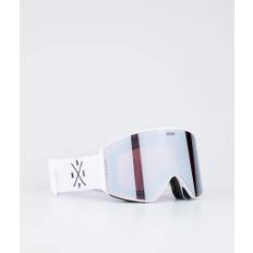 Dope Sight Skidglasögon Man - White/Silver Mirror - Vit