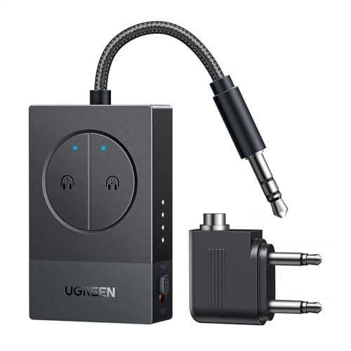 UGREEN Bluetooth Adapter Flugzeug 5.4 Transmitter Sender Klinke für Airfly