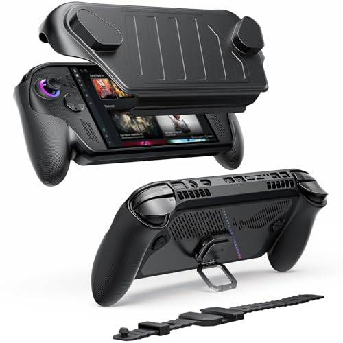 JSAUX ModCase för ROG Xbox Ally/Ally X, Skyddsfodral med Stativ | Avtagbart Framstycke, Monteringsrem, Micro SD-Kortplatser, Halkfritt Grepp