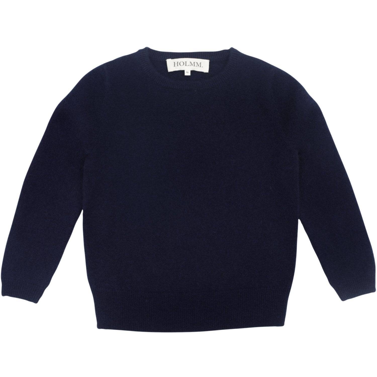 HOLMM Navy Billy Cashmere Strik Sweater Str. 6 år