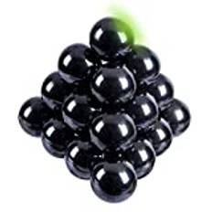 myHodo Magnetiska bollar, 20 mm (20-pack), mångsidig kontors- och teknikprylar, extra stora antistress-sfärmagneter, lämpliga för Ergo och magnetisk terapi, inkl. E-bok, fascinerande supermagneter