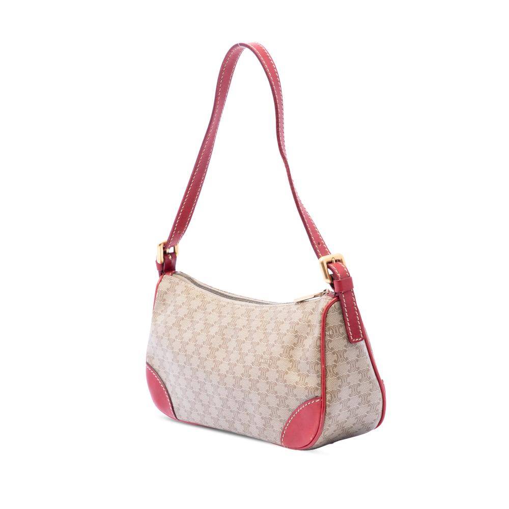Celine Vintage Shoulder Bag Stl. - Axelremsväskor Från Magasin - Beige (L 11.50cm x W 23cm x D 6.50cm)