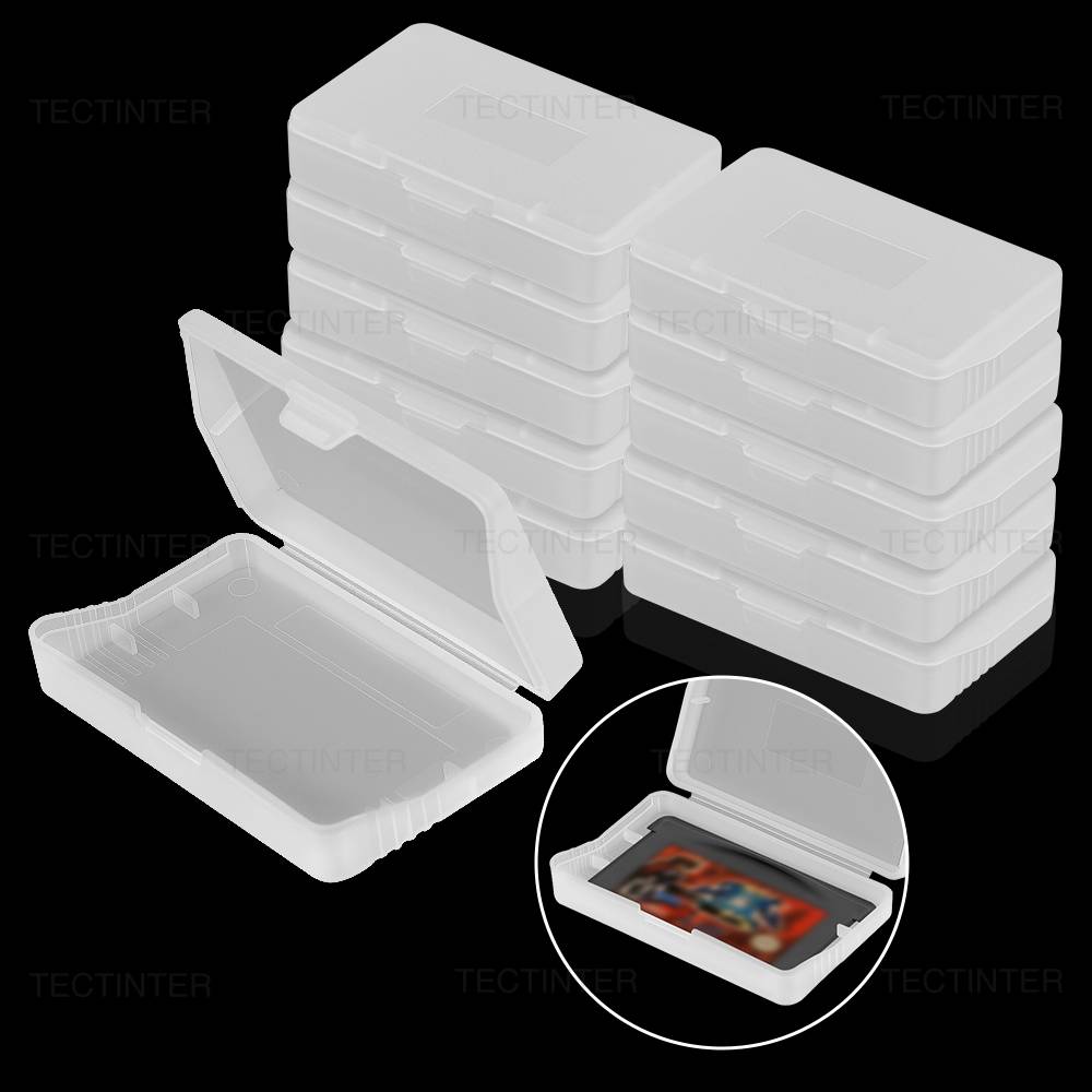 Plastic Game Card Cartridge Case for Nintendo Game Boy Advance GBA Console Storage Box Protective Game Card Cover Accessories