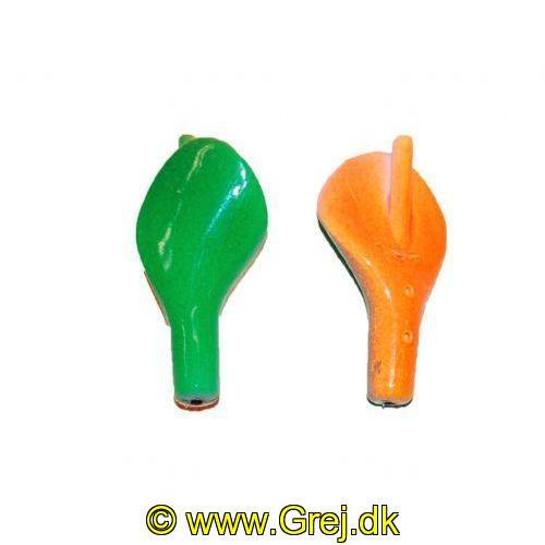 Lollipop gennemløber - Orange/Grøn - Light - 3g - Snor rundt om sig selv