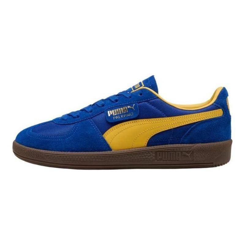 PUMA Palermo Vintage Uppdatering Unisex Låg Klassisk Slitstark Retro Sneakers Blå 401364-02 cm blue