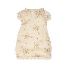Maileg – Nattlinne rosa med blommor, storasyster mus