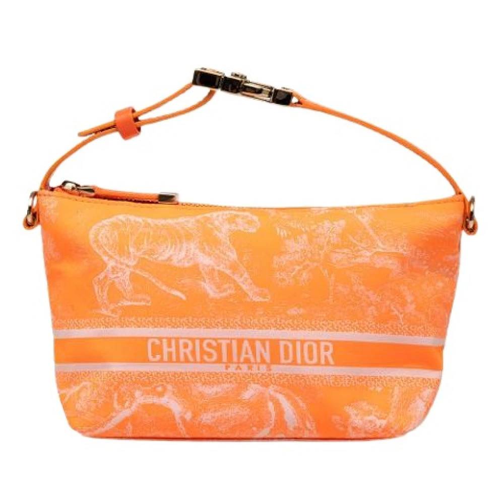 Dior Vintage Pre-owned Vintage Mini Bag - Vintage - Dame - Orange - ONE SIZE - Læder