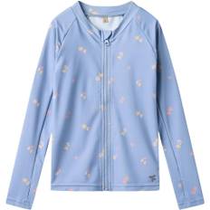 Wheat Langærmet Bade Tshirt Ada Str 2 år / 92 cm - Morning Sky Hearts Uv Tøj & Hatte Polyester hos Magasin