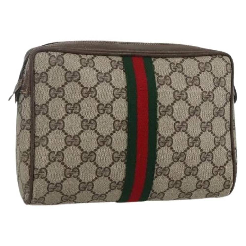 Gucci Vintage Pre-owned Canvas Cross Body Taske - Vintage - Dame - Flerfarvet - ONE SIZE -