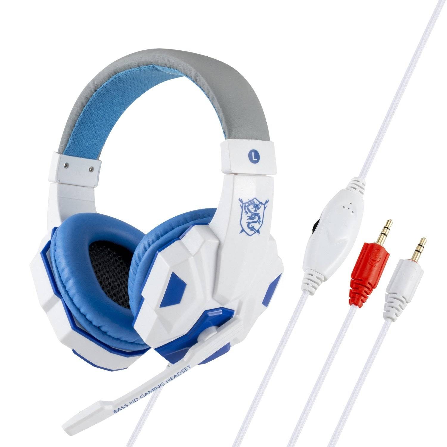 headphones - Black white No light