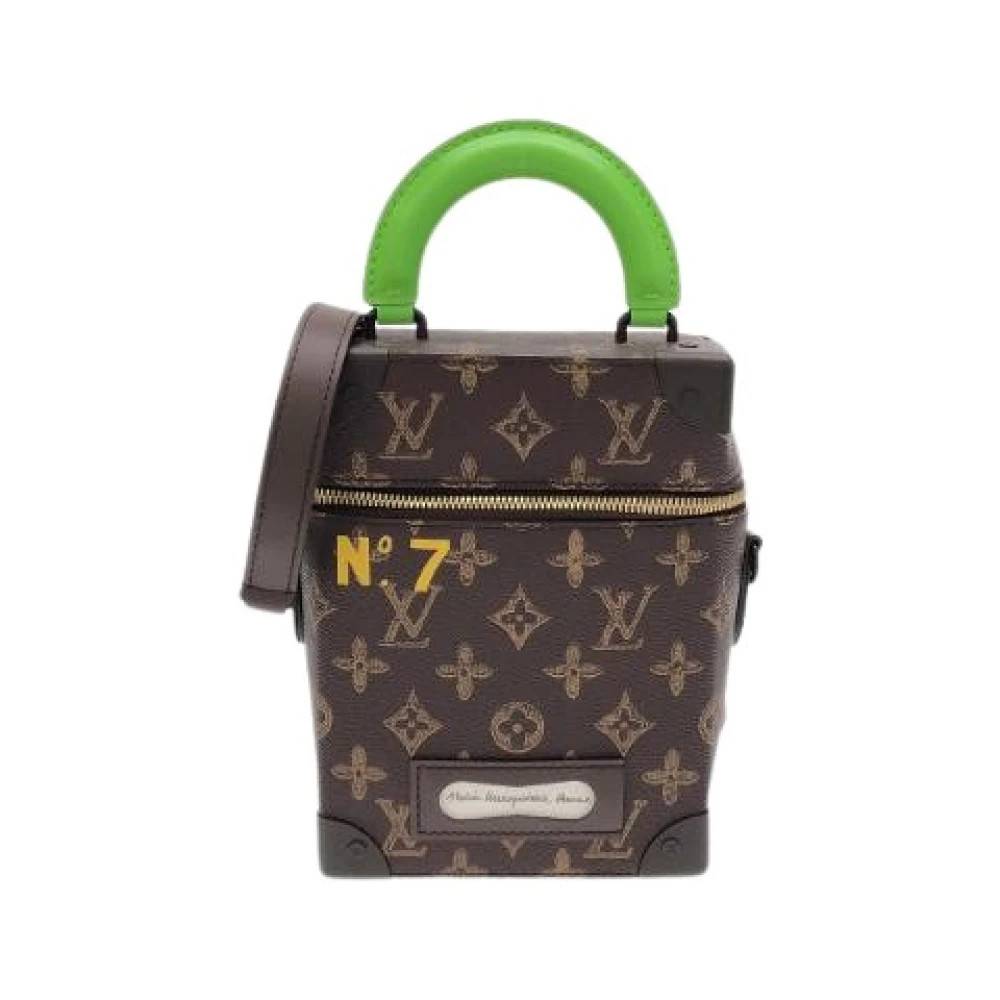 Louis Vuitton Vintage - Pre-owned Monogram Vertical Box Trunk Axelremsväska Vintage - Dam - ONE Size -
