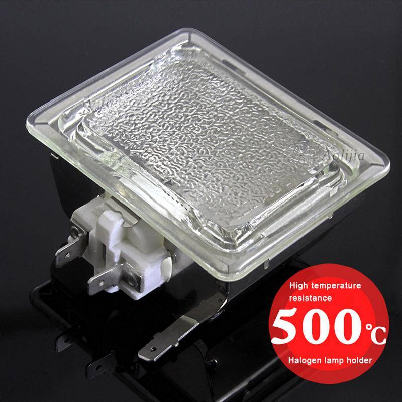 40W Ugnslampa G9 Glödlampa Med Lamphållare Högtemperaturbeständig Hållbar Ersättningslampa Mikrovågsugnslampa gray