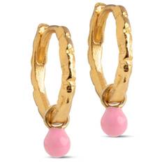 Enamel Copenhagen - Hoops, Belle - Light Pink - 13 mm