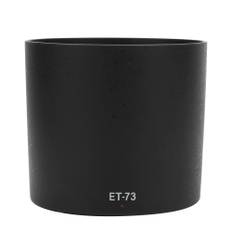 ET-73 Plastic Black Camera Mount Lens Hood Fit for Canon EF 100mm f 2.8L Macro IS USM Lens