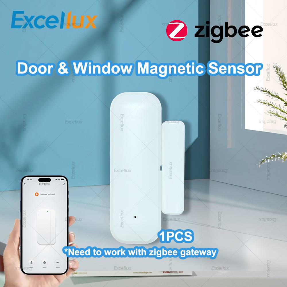 Zigbee Door Window Sensor for Smart Home Wireless Door Open Closed Detector APP Remote Monitor Home Security Protection System