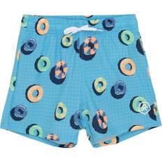 Color Kids Swim Shorts, AOP Stl. 122 pojkar - Badbyxor Från Magasin - River Blue (122)