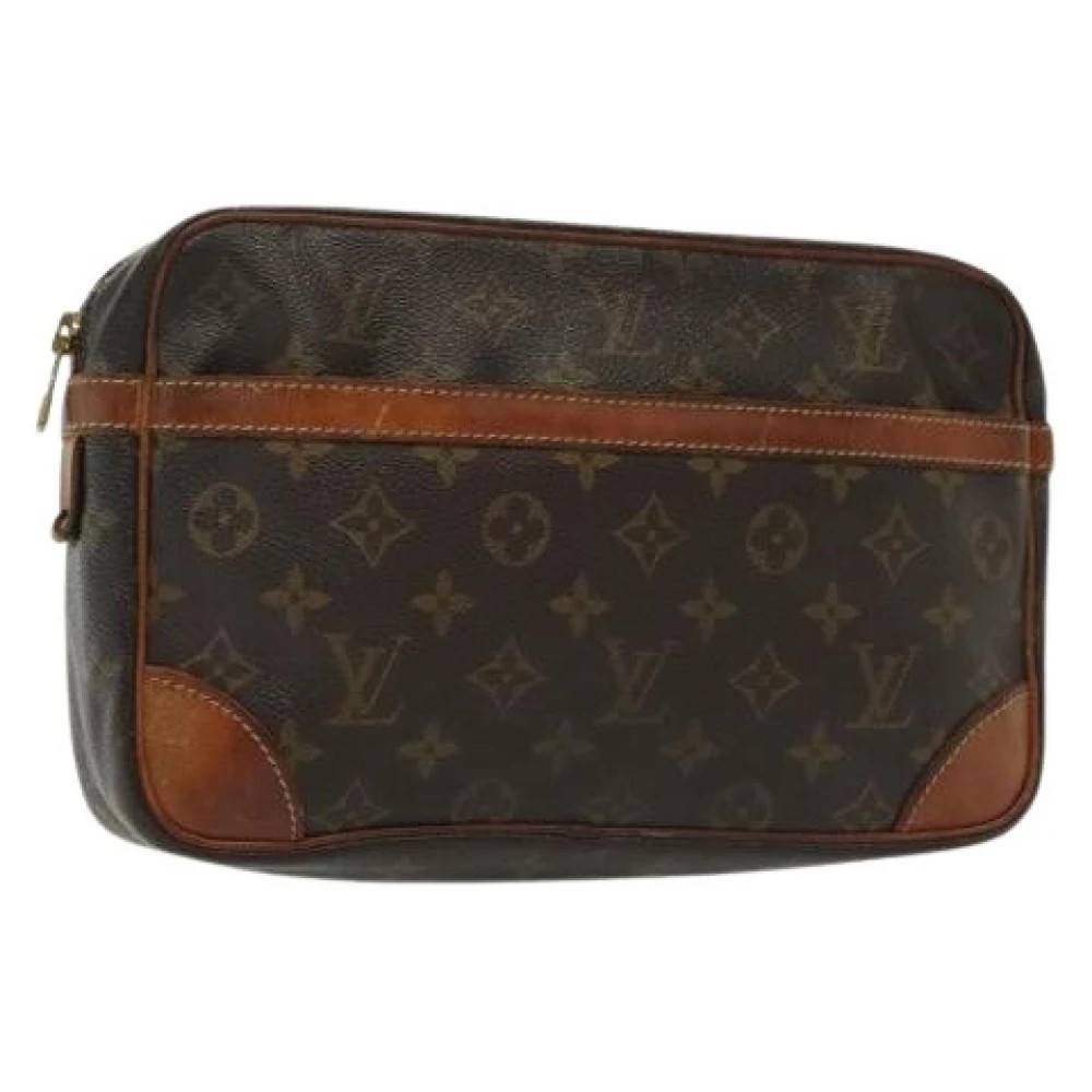 Louis Vuitton Vintage Pre-owned Canvas clutches - Vintage - Dame - Brun - ONE SIZE - Tyl