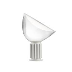 Flos - Taccia Glass - Matte White - Bordlamper - Achille Castiglioni,Pier Giacomo Castiglioni