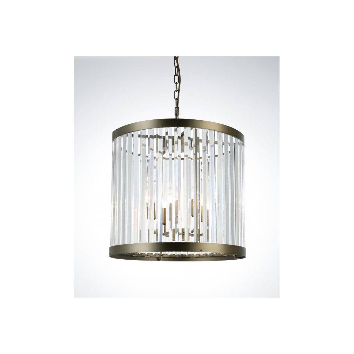 Norrsken Design Kristallkrona Forever Antikmässing 48cm