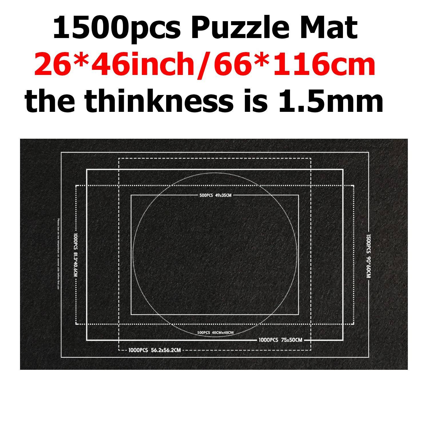 1500-3000PCS Puzzle Storage Mat Portable Storage Blanket Anti Slip Felt Fabric Adult DIY Handmade Product Storage Tool TMZ