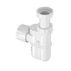 VATTENLÅS 32/40 MM FÖR TVÄTTSTÄLL GOLV/VÄGGUTLOPP MED TILLUFTSVENTIL VIT TRAP-VENT COMPACT