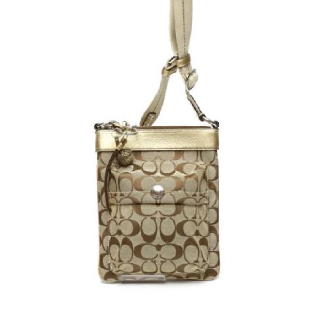 Coach Pre-owned Pre-owned Leather Cross Body Bag - Vintage - Dame - Brun - ONE SIZE - Læder