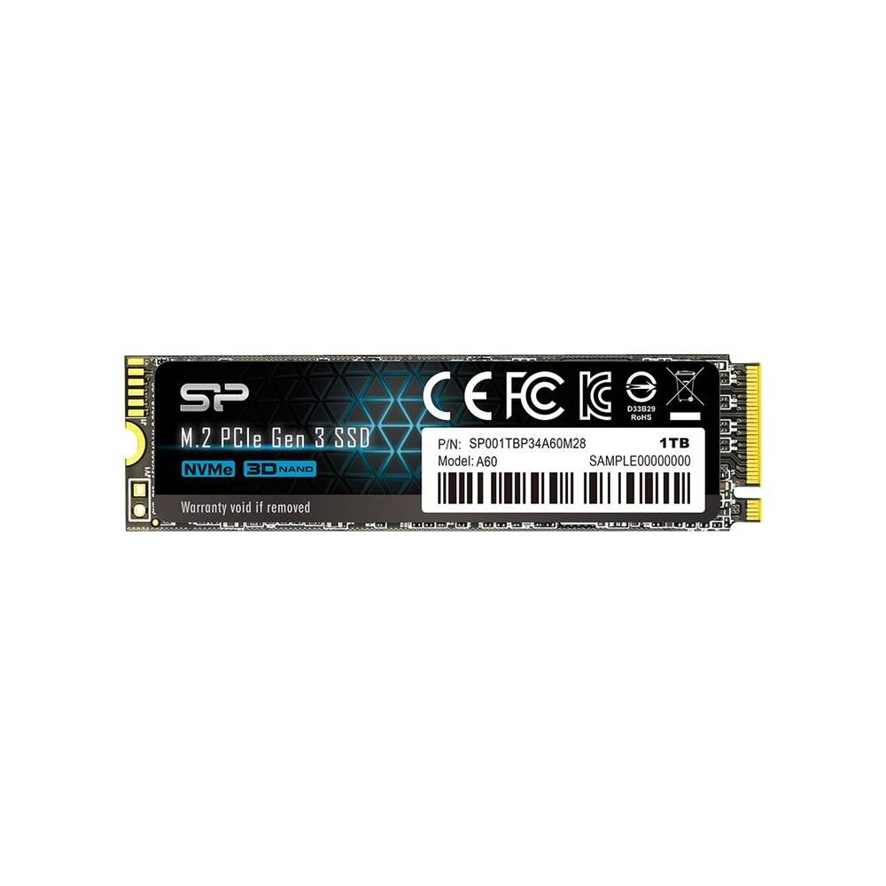 SILICON POWER P34A60 - SSD - 1 TB - PCIe 3.0 x4 (NVMe)