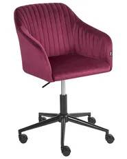 Skrivebordsstol VENICE Velour Lyserød
