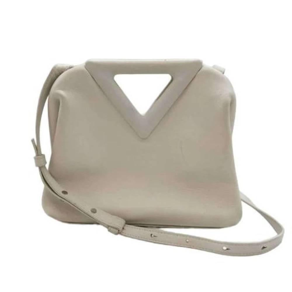 Bottega Veneta Vintage Pre-owned Vintage Skuldertaske - Vintage - Dame - Beige - ONE SIZE - Uld