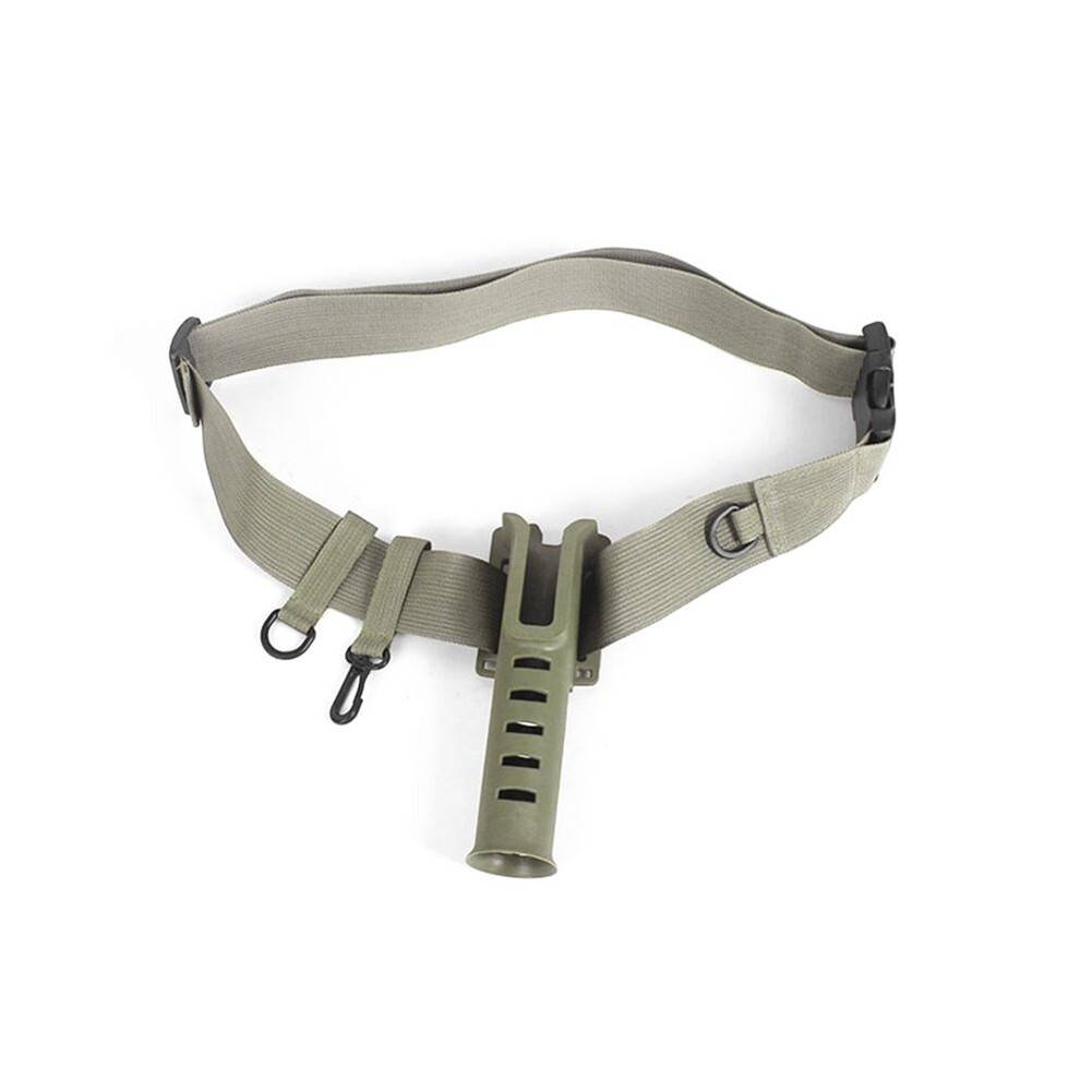 Rod Holder Portable Outdoor Pole Inserter Fishing Rod Quick Rods Rack Fishing Holder Belts Fishing Tools Pitch Green