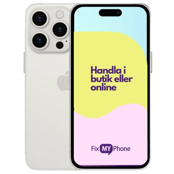 iPhone 15 Pro Begagnad Vit 256 GB Premium
