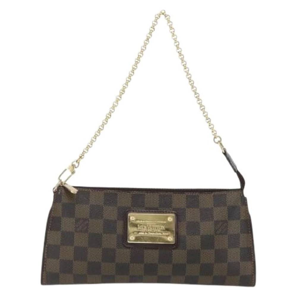 Louis Vuitton Vintage Pre-owned Vintage Canvas Skuldertaske - Vintage - Dame - Brun - ONE SIZE - Uld